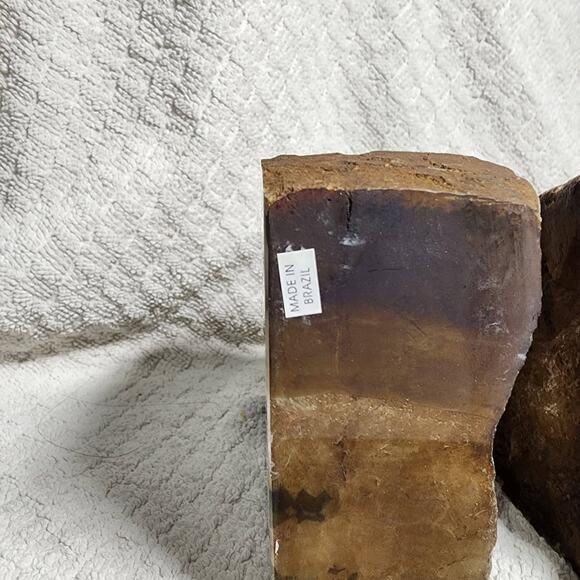 Natural QUARTZ Polished Book Ends - Picture 3 of 10